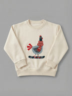 Chicken Slider - Sweatshirt in Cream by Tout Est Fichu