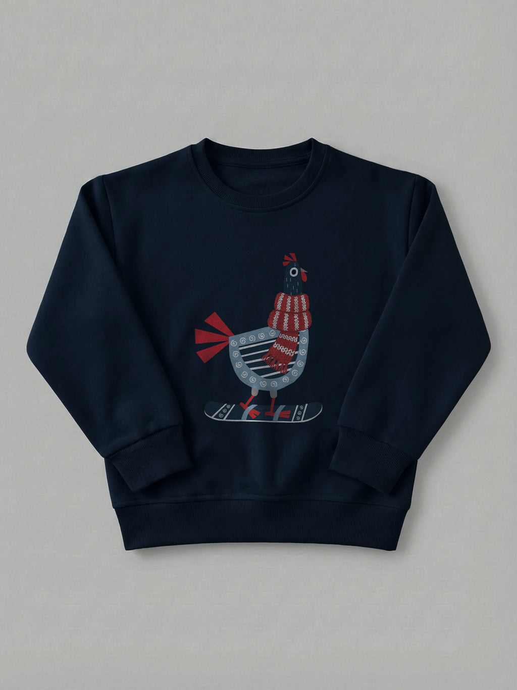 Chicken Slider - Sweatshirt in Navy by Tout Est Fichu
