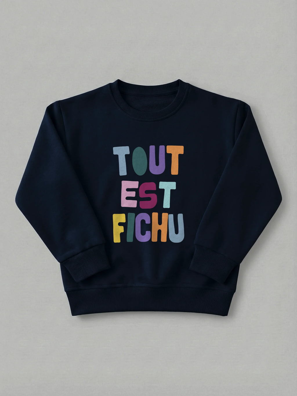 CHUNKY - Sweatshirt Navy by Tout Est Fichu