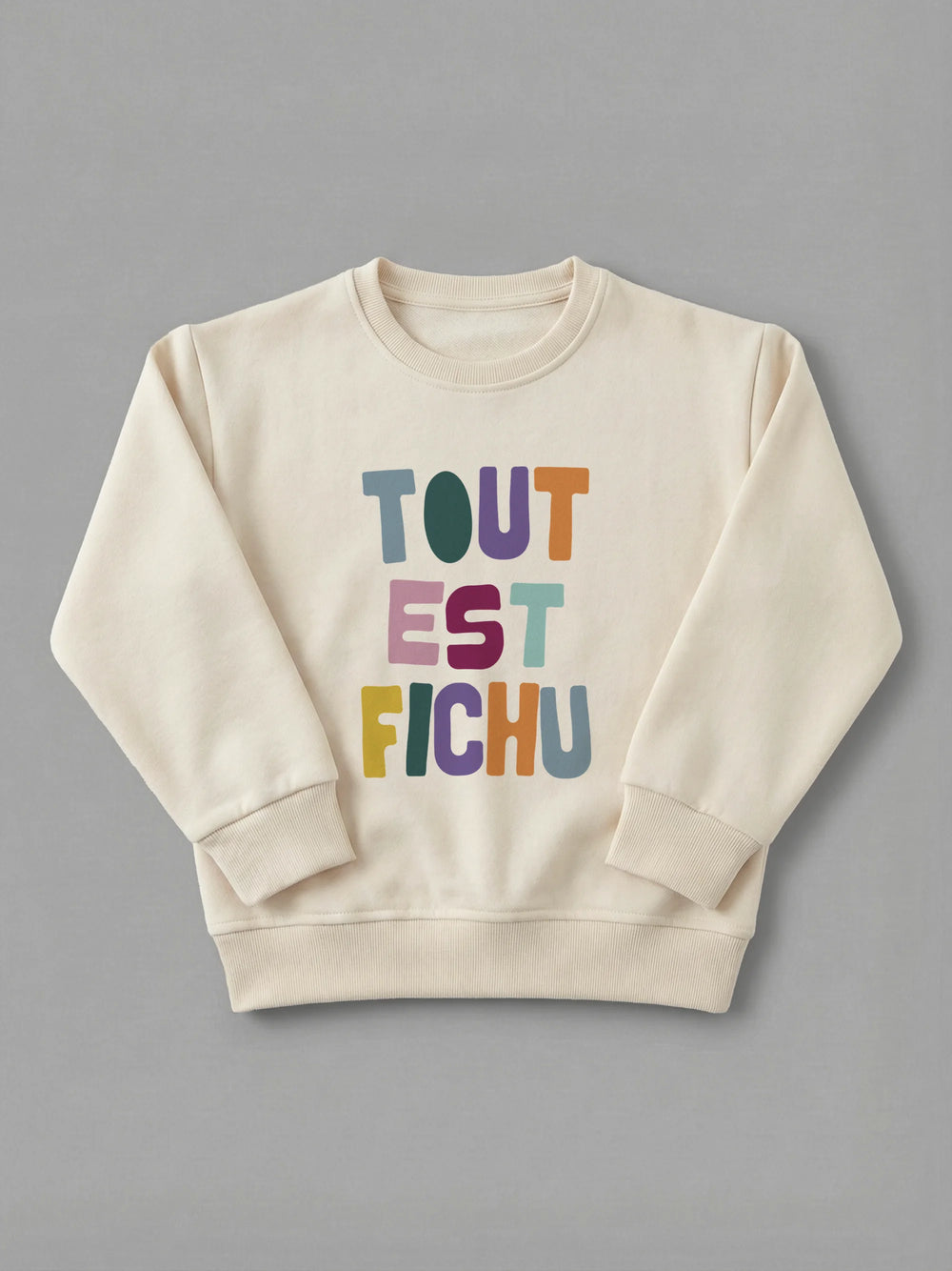 CHUNKY - Sweatshirt Cream by Tout Est Fichu
