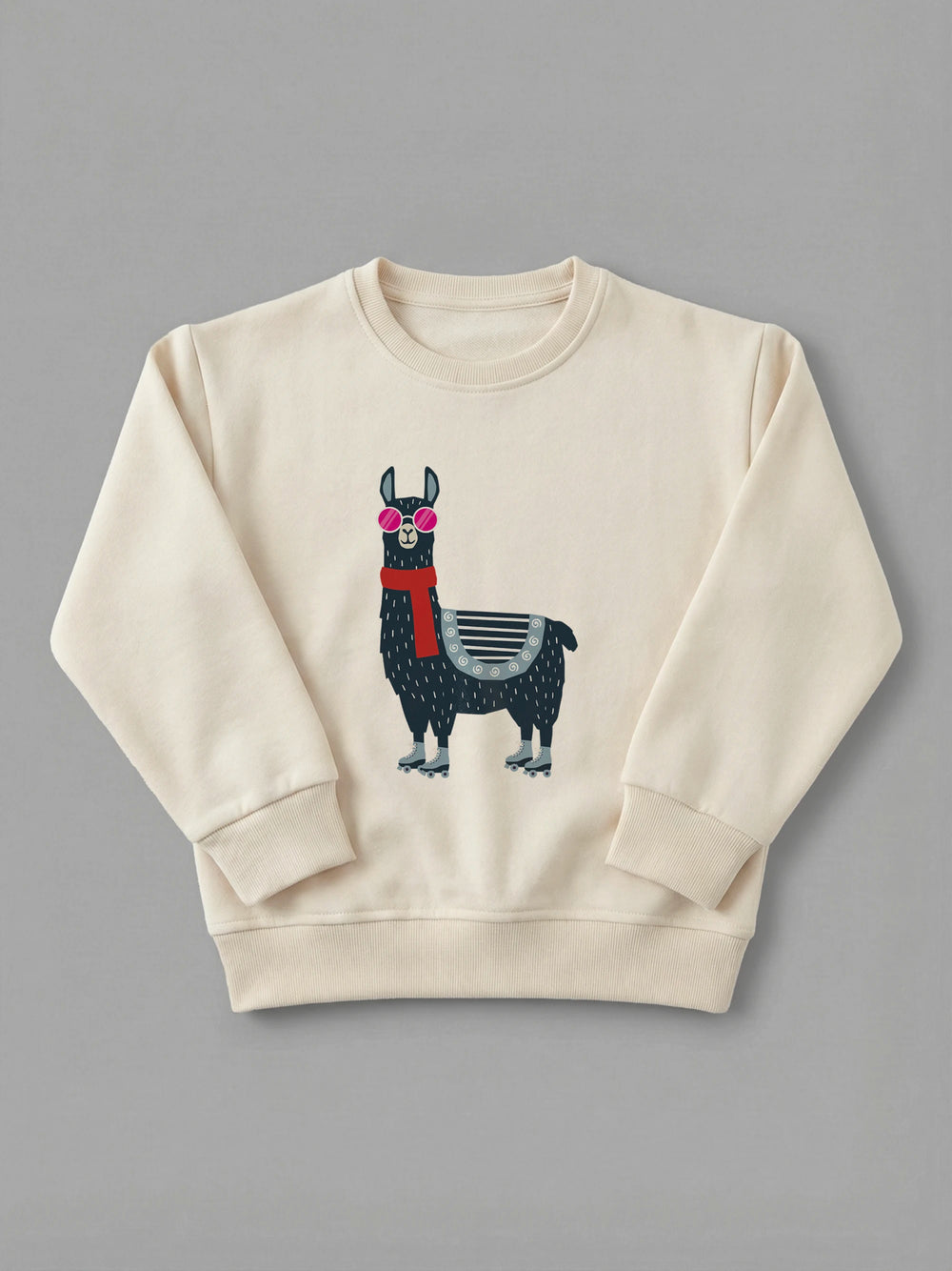 Cool Llama - Sweatshirt in Cream by Tout Est Fichu