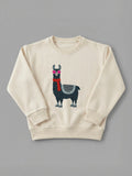 Cool Llama - Sweatshirt in Cream by Tout Est Fichu