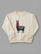 Cool Llama - Sweatshirt in Cream by Tout Est Fichu