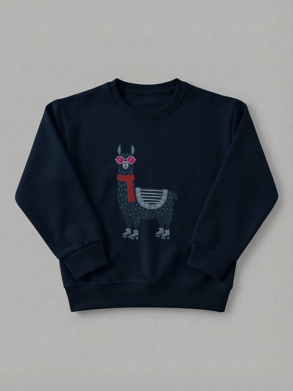 Cool Llama - Sweatshirt in Navy by Tout Est Fichu
