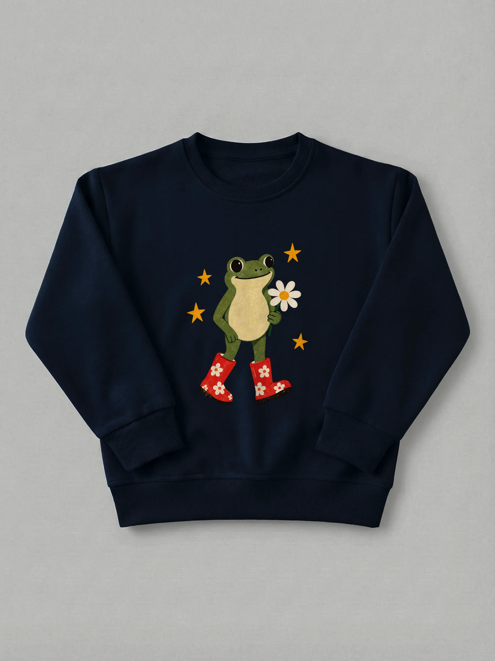 Frog In Boots - Sweatshirt Navy by Tout Est Fichu