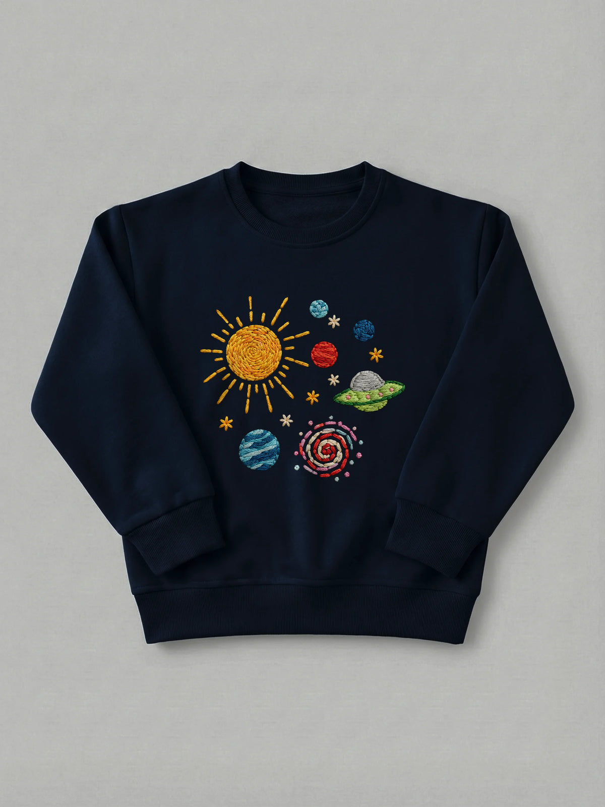 In A Galaxy Far Far Away - Sweatshirt Navy by Tout Est Fichu