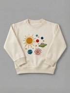 In A Galaxy Far Far Away - Sweatshirt Cream by Tout Est Fichu