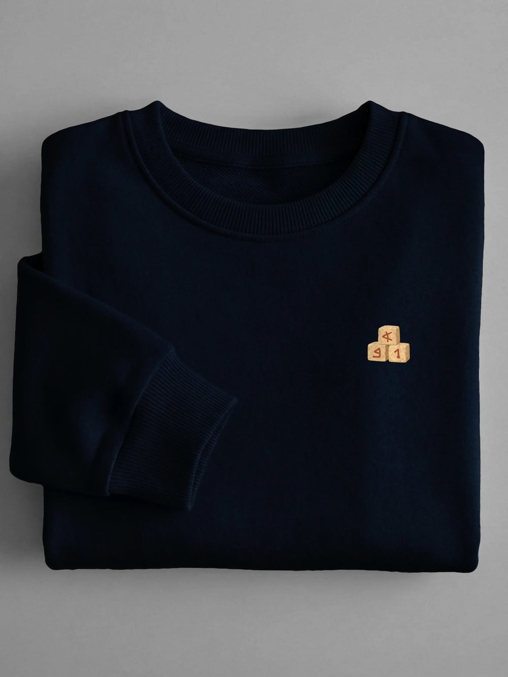 Little Phoenician Minis - Alphabet - Sweatshirt Navy by Tout Est Fichu