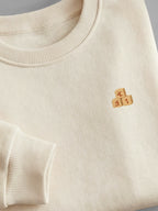 Little Phoenician Minis - Alphabet - Sweatshirt Cream close-up by Tout Est Fichu