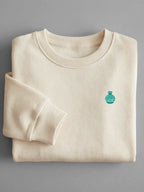Little Phoenician Minis - Amphora Azure - Sweatshirt Cream by Tout Est Fichu