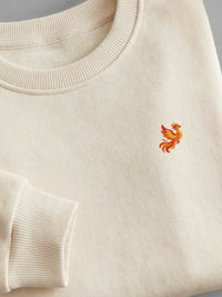 Little Phoenician Minis - Phoenix - Sweatshirt Cream close-up by Tout Est Fichu