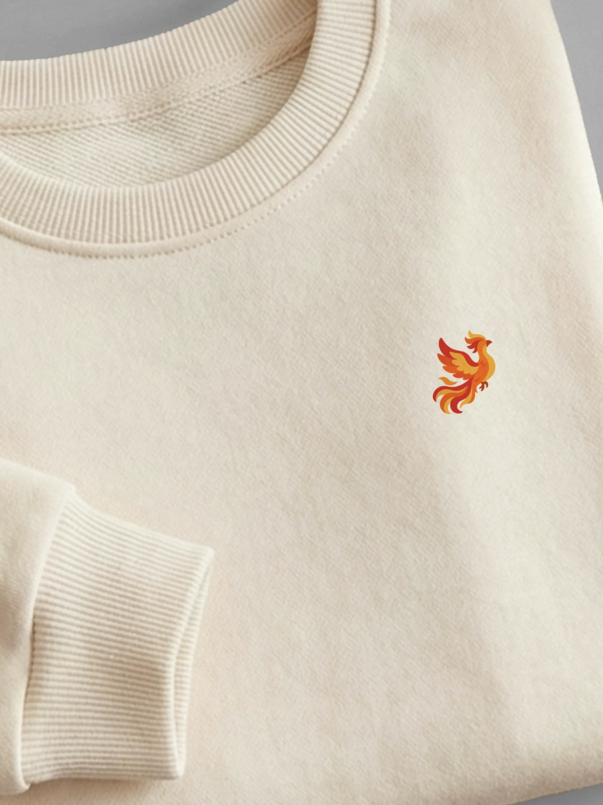 Little Phoenician Minis - Phoenix - Sweatshirt Cream close-up by Tout Est Fichu