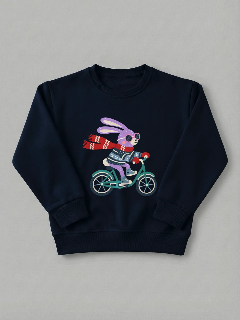 Rider Rabbit - Sweatshirt Navy by Tout Est Fichu