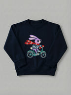 Rider Rabbit - Sweatshirt Navy by Tout Est Fichu