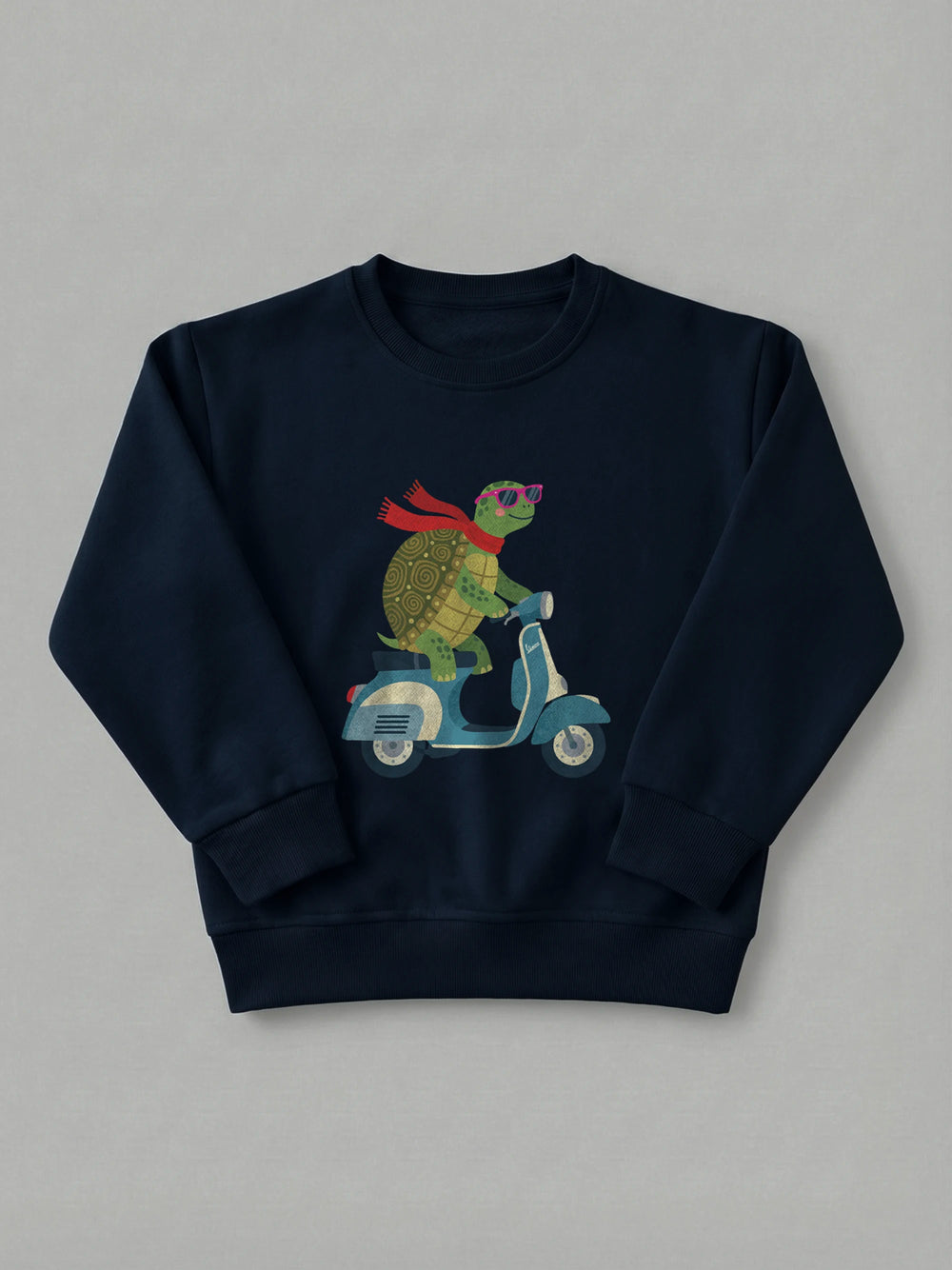Turbo Turtle - Sweatshirt in Navy by Tout Est Fichu
