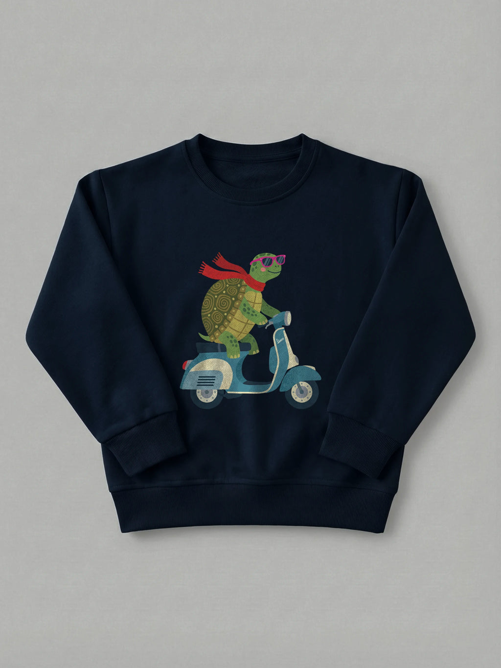 Turbo Turtle - Sweatshirt in Navy by Tout Est Fichu