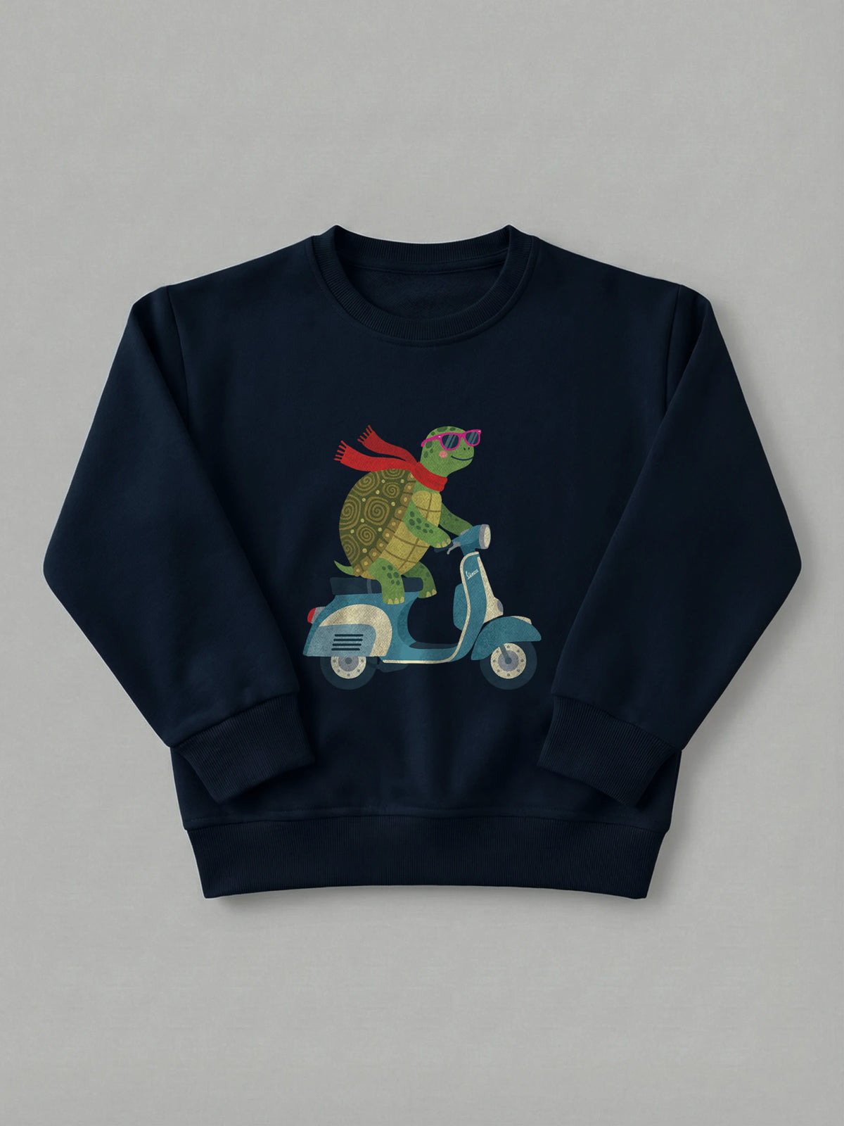 Turbo Turtle - Sweatshirt in Navy by Tout Est Fichu