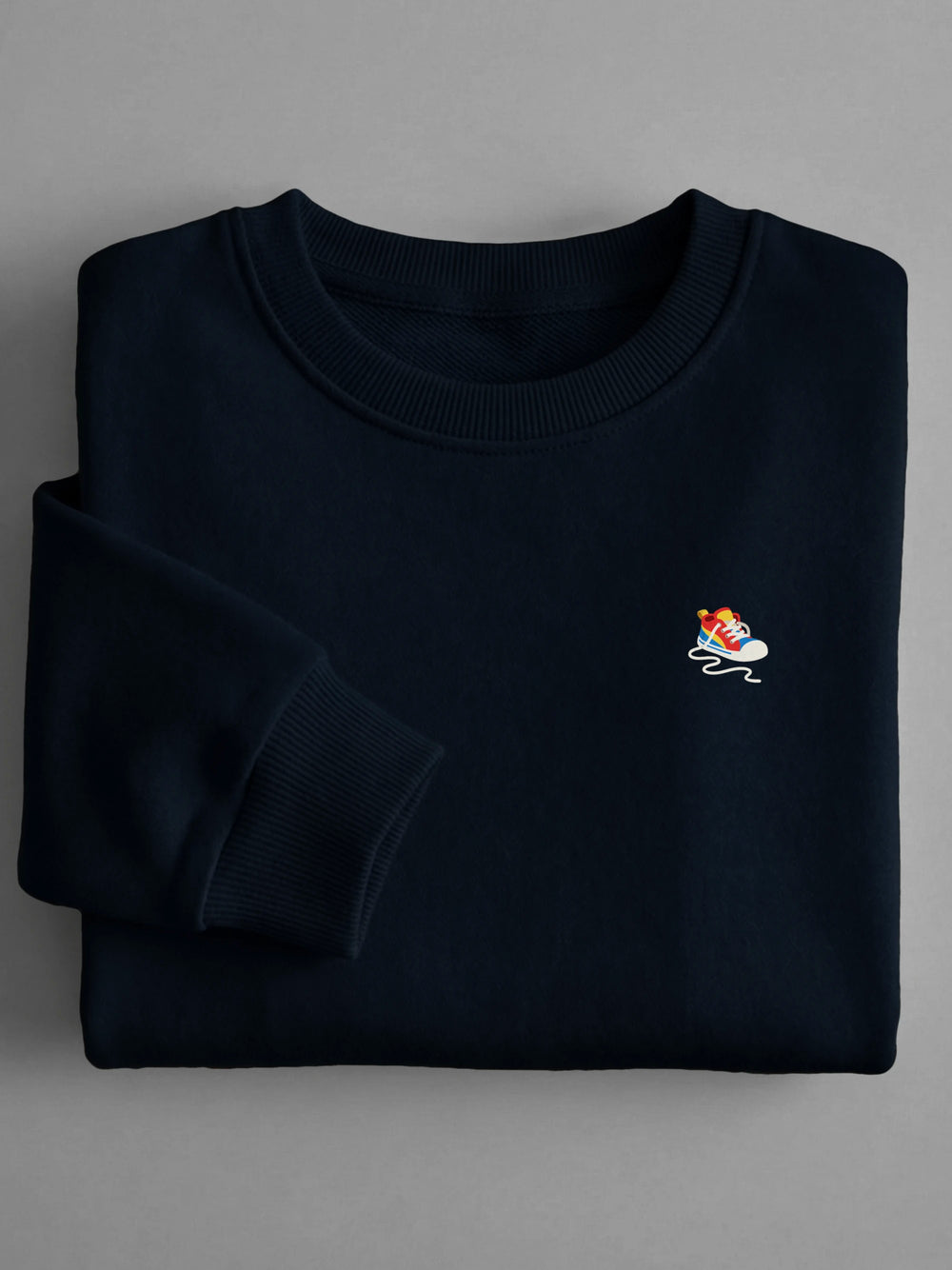 Oups Minis - Untied Shoe - Sweatshirt in Navy by Tout Est Fichu