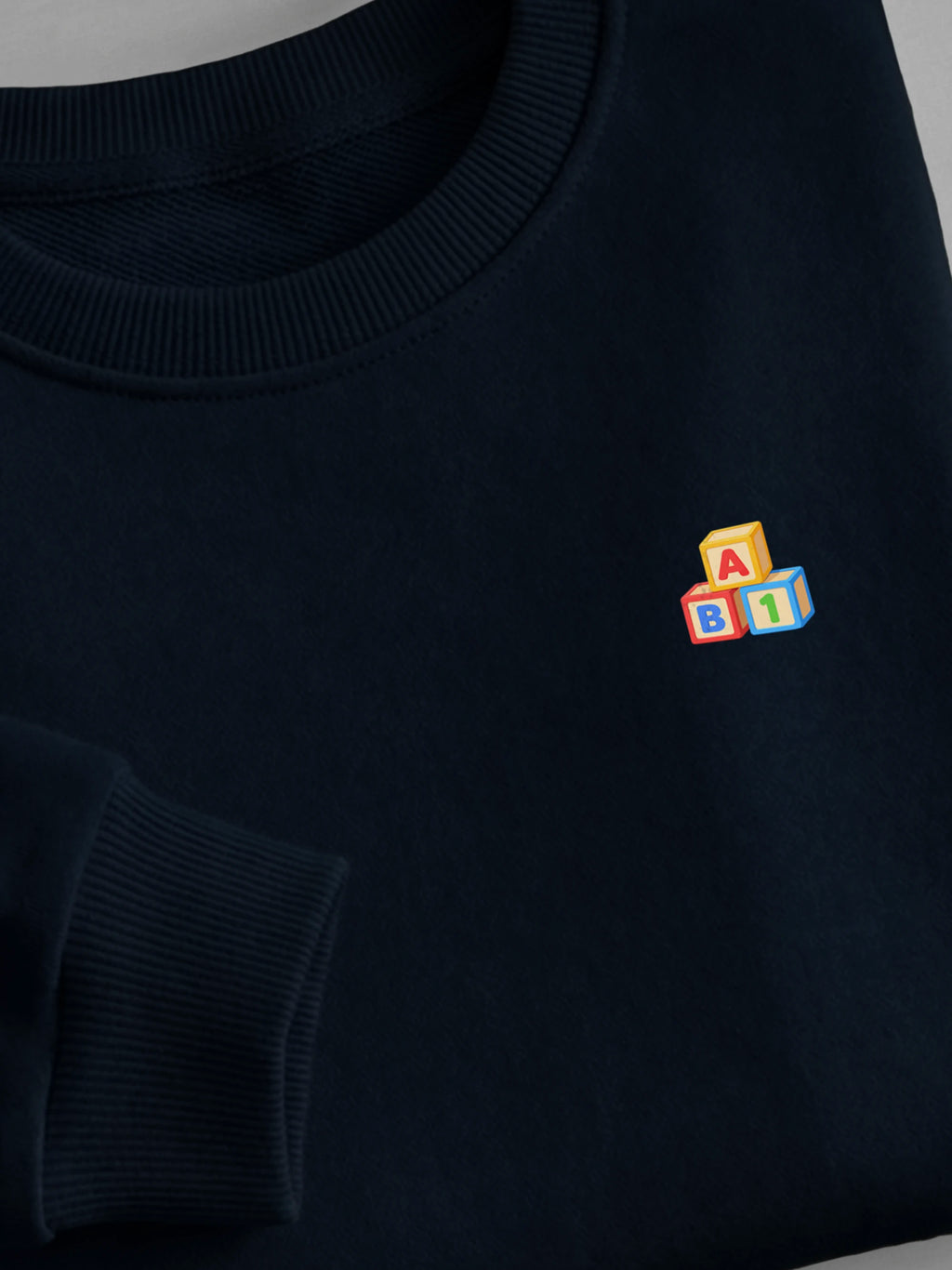 My Toy Minis - Wooden Cubes - Sweatshirt in by Tout Est Fichu