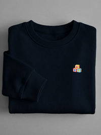 My Toy Minis - Wooden Cubes - Sweatshirt in Navy by Tout Est Fichu