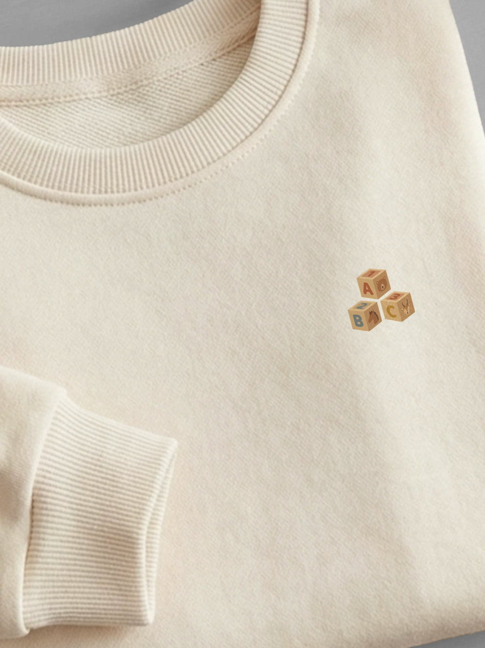 My Toy Minis - Wooden Cubes - Sweatshirt in by Tout Est Fichu