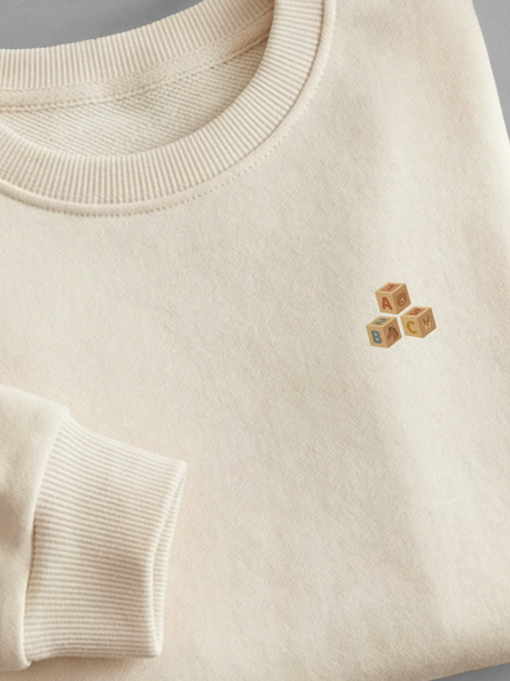 My Toy Minis - Wooden Cubes - Sweatshirt in by Tout Est Fichu